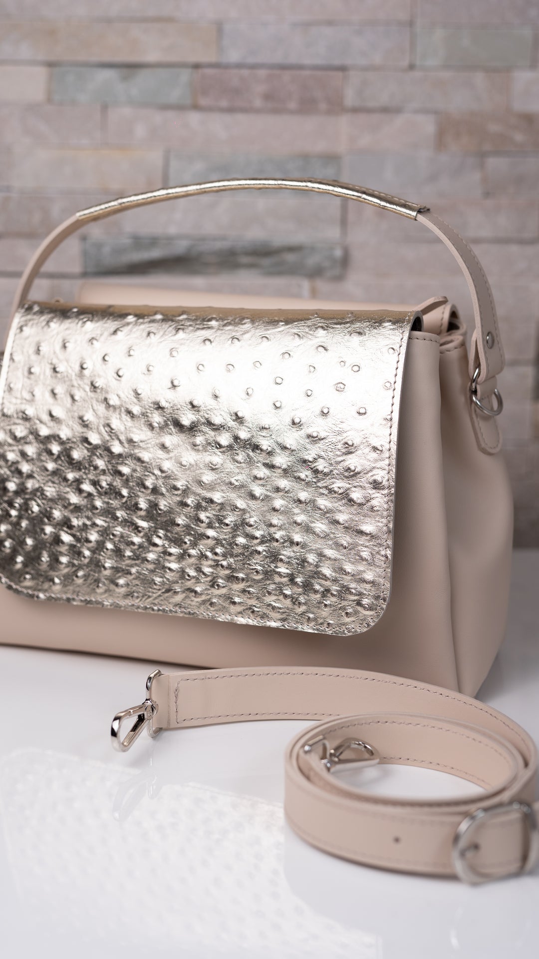 Girl Two Sides Crem&Auriu