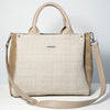 URBAN M Girl - genuine leather bag, large size, for daily use - Beige