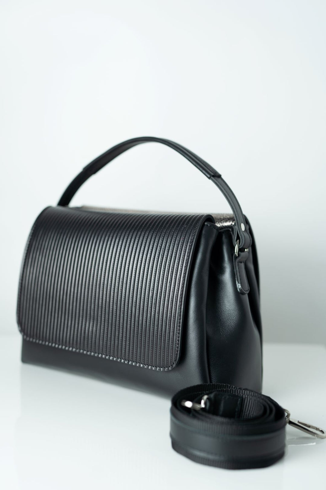 Girl Two Sides Black Ornament