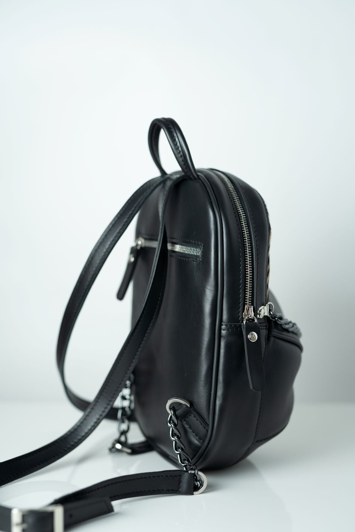 Backpack HOT'S Chic Black&Print