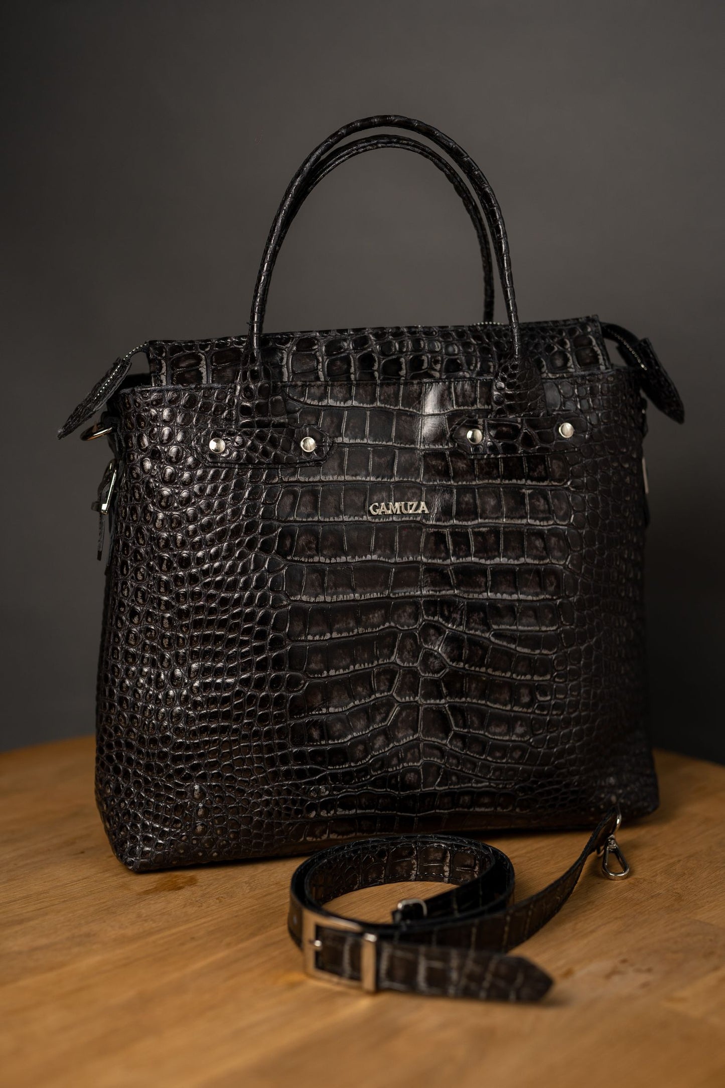 My Business Croco Black