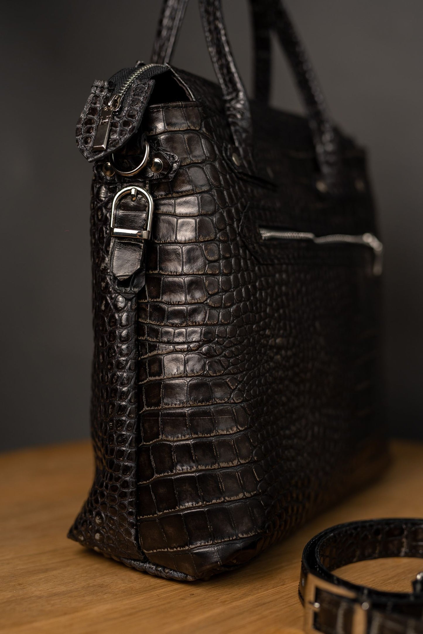 My Business Croco Black