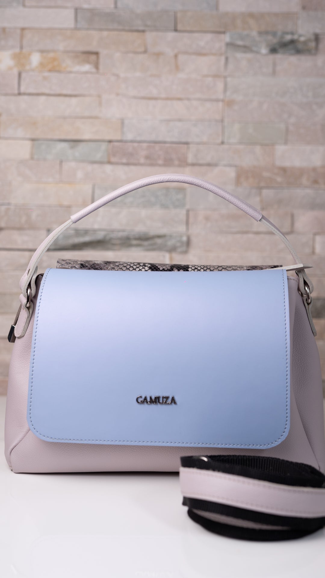 Girl Two Sides Bej&Bleu