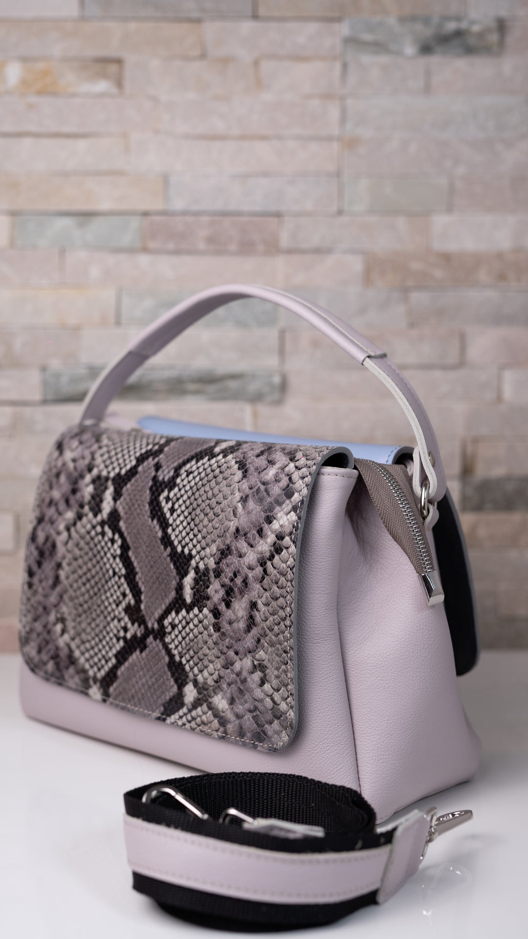 Girl Two Sides Bej&Bleu