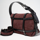 Girl AXIS- genuine leather suede bag, large size, casual