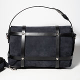 Girl AXIS- genuine leather suede bag, large size, casual