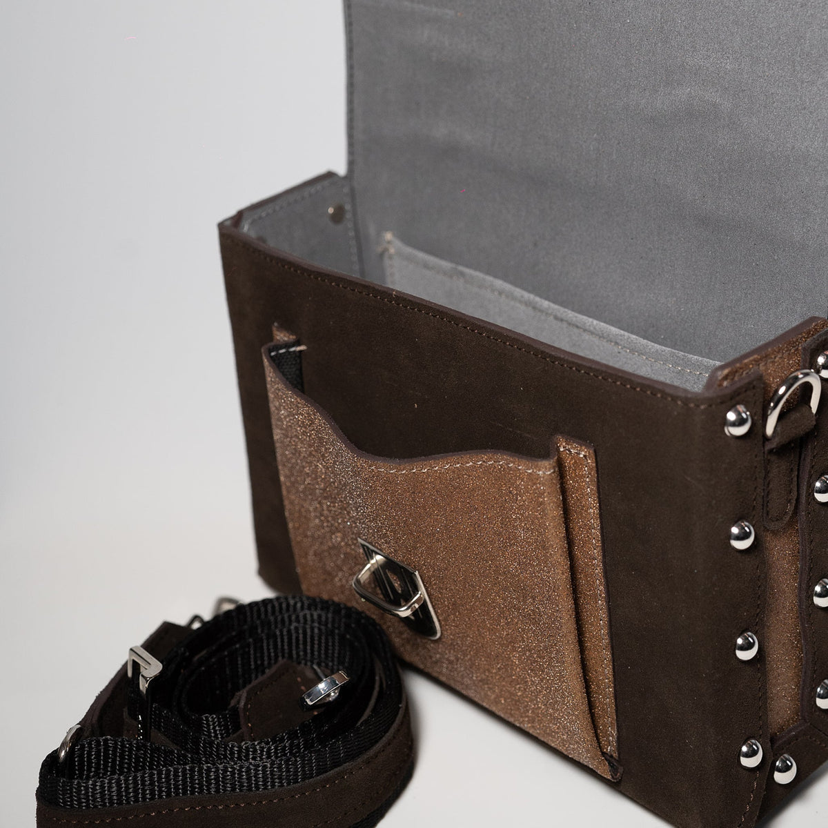 Girl Boxy - genuine leather bag, medium size, everyday bag