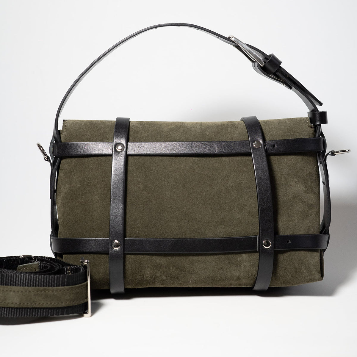 Girl AXIS- genuine leather suede bag, large size, casual