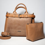 GIRL URBAN MC-geanta piele naturala, marime mare, curea ornamentala