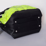 BLOOM-genuine leather bag, bucket style, medium-large size