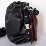 BLOOM-genuine leather bag, bucket style, medium-large size
