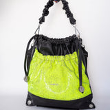 BLOOM-genuine leather bag, bucket style, medium-large size
