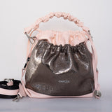 BLOOM-genuine leather bag, bucket style, medium-large size