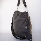 BLOOM-genuine leather bag, bucket style, medium-large size