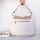 FREEDOM - genuine leather shoulder bag, medium-large size