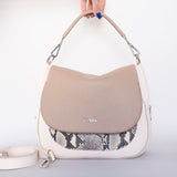 FREEDOM - genuine leather shoulder bag, medium-large size
