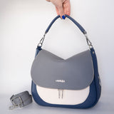 FREEDOM - genuine leather shoulder bag, medium-large size