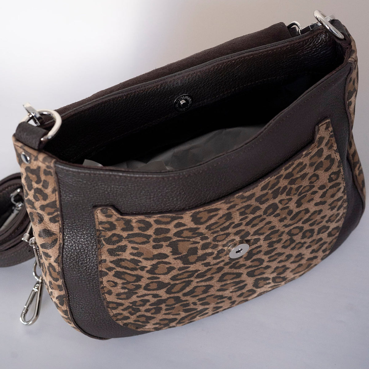 FREEDOM - genuine leather shoulder bag, medium-large size