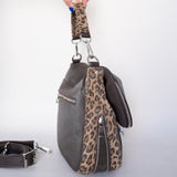 FREEDOM - genuine leather shoulder bag, medium-large size