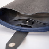 LADY LINE - genuine leather bag, bucket style, medium size