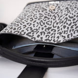 LADY LINE - genuine leather bag, bucket style, medium size