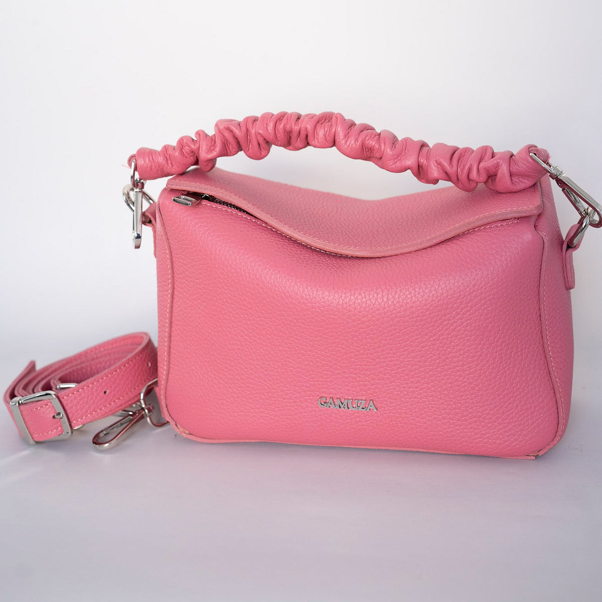 SIMPLE PUZZLE - genuine leather bag, elegant, medium size
