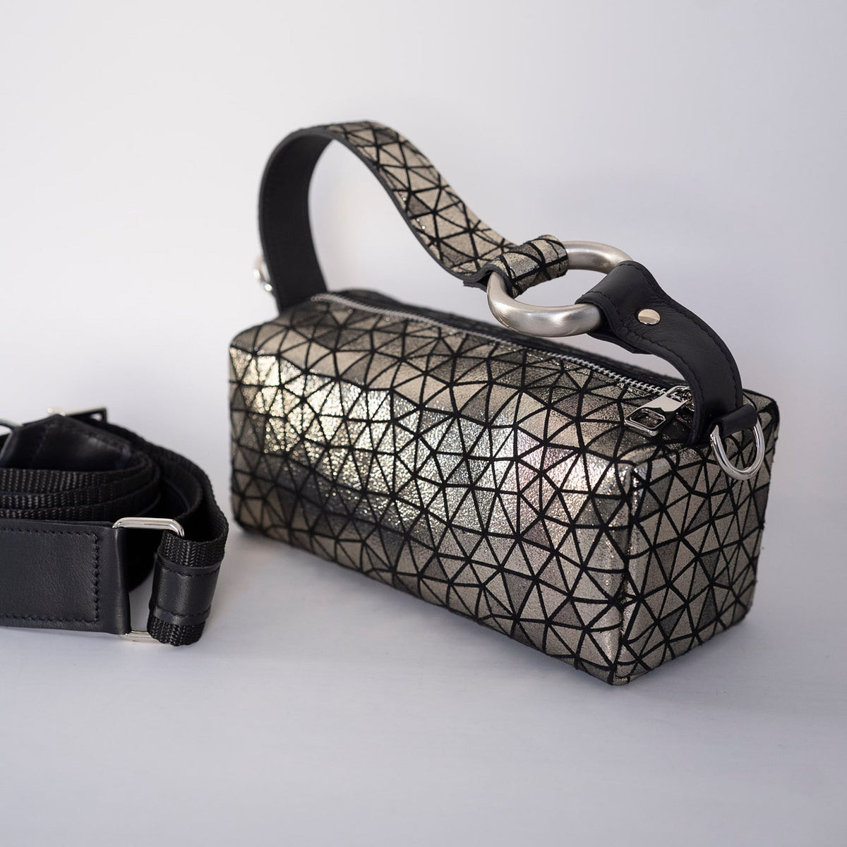 Cool Girl - genuine leather bag, everyday, small size