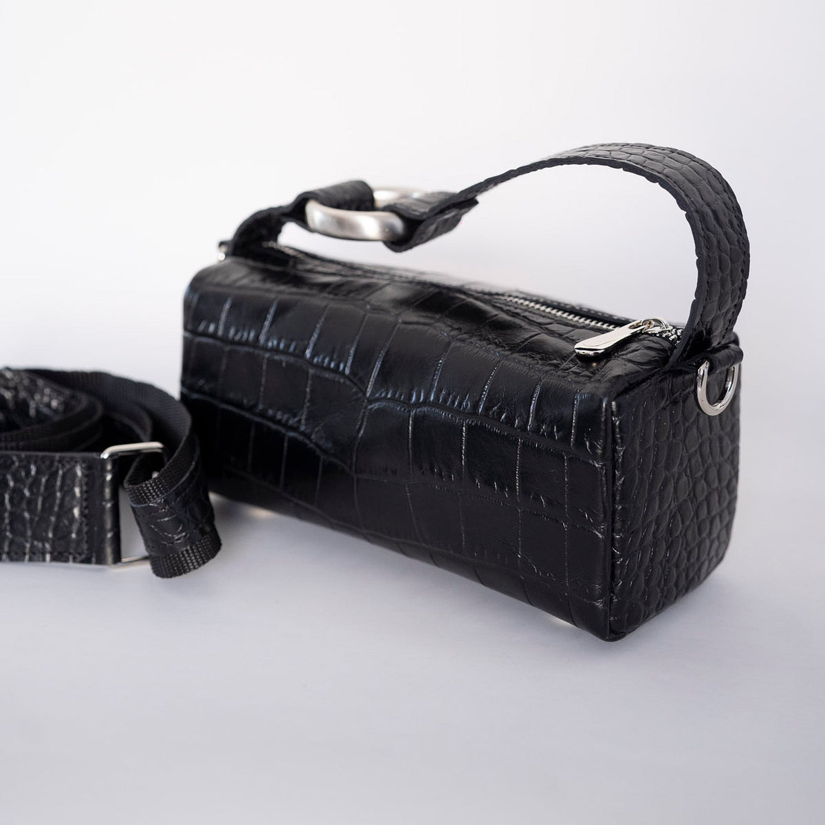 Cool Girl - genuine leather bag, everyday, small size