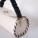 IZY BUBBLE - genuine leather bag, elegant, medium size