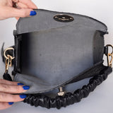 IZY BUBBLE - genuine leather bag, elegant, medium size
