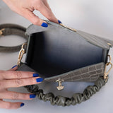 IZY BUBBLE - genuine leather bag, elegant, medium size