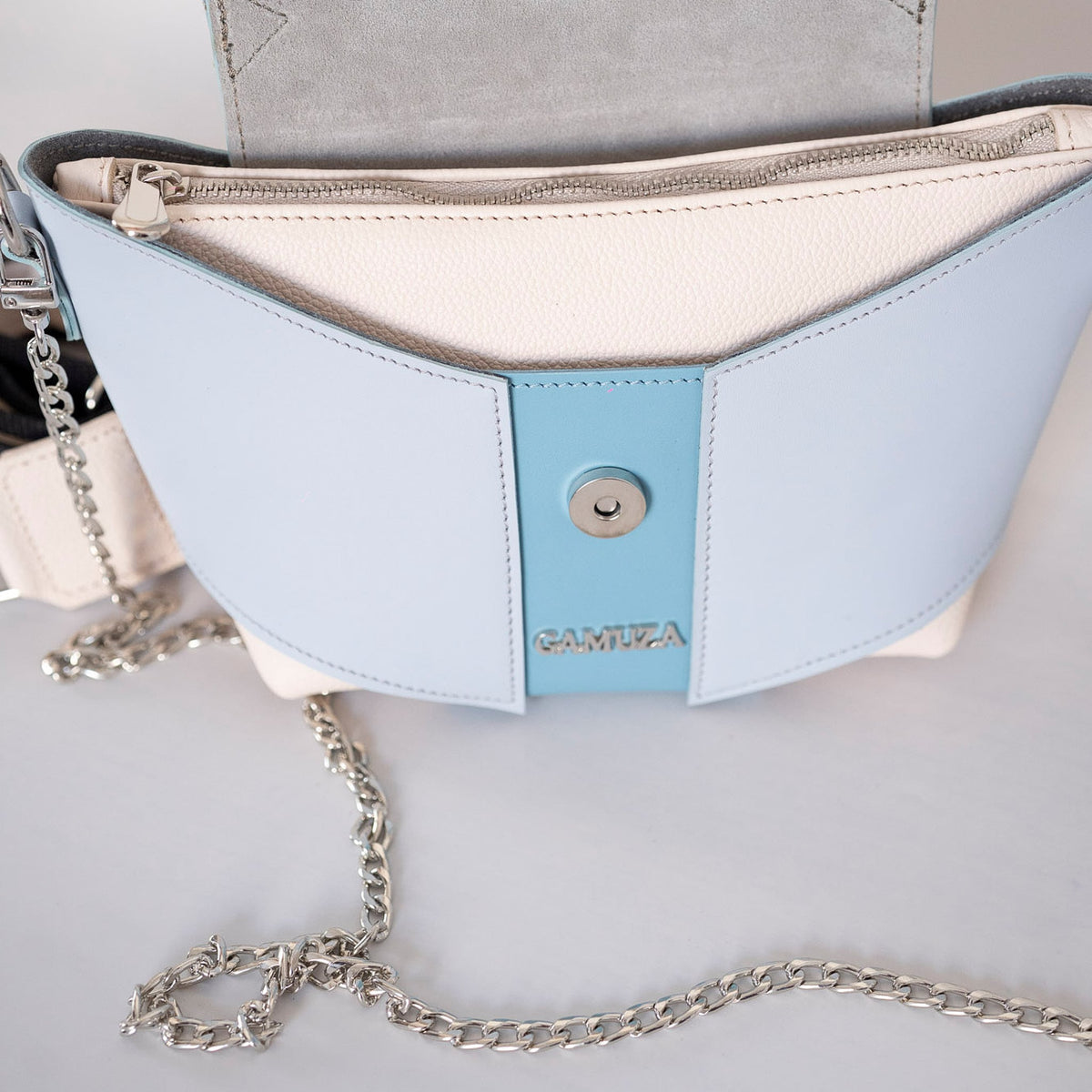 PINATA - genuine snakeskin leather bag, elegant, medium size