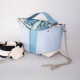 PINATA - genuine snakeskin leather bag, elegant, medium size