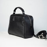Mara GRAY - genuine leather bag, medium size, casual