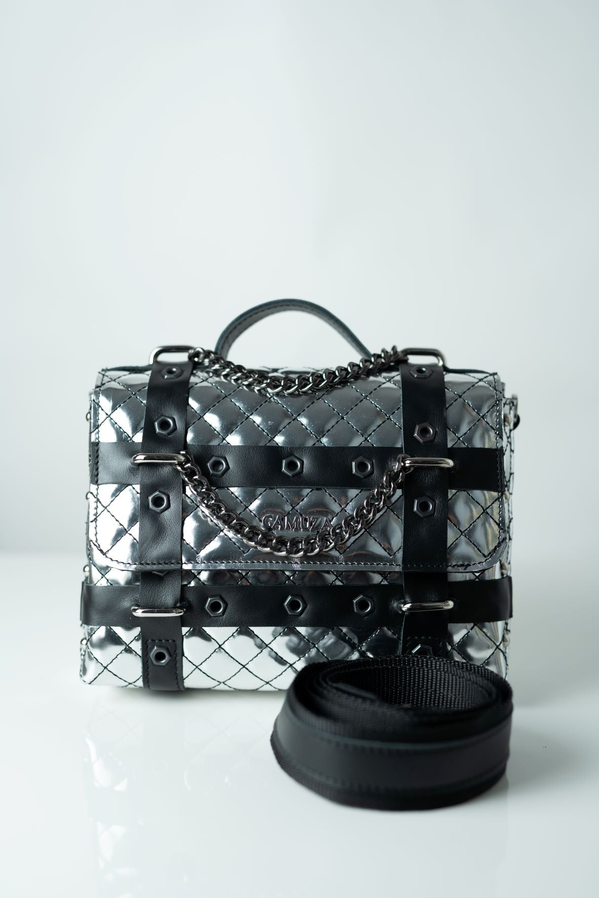 Cosmos Rock-genuine leather bag, medium size