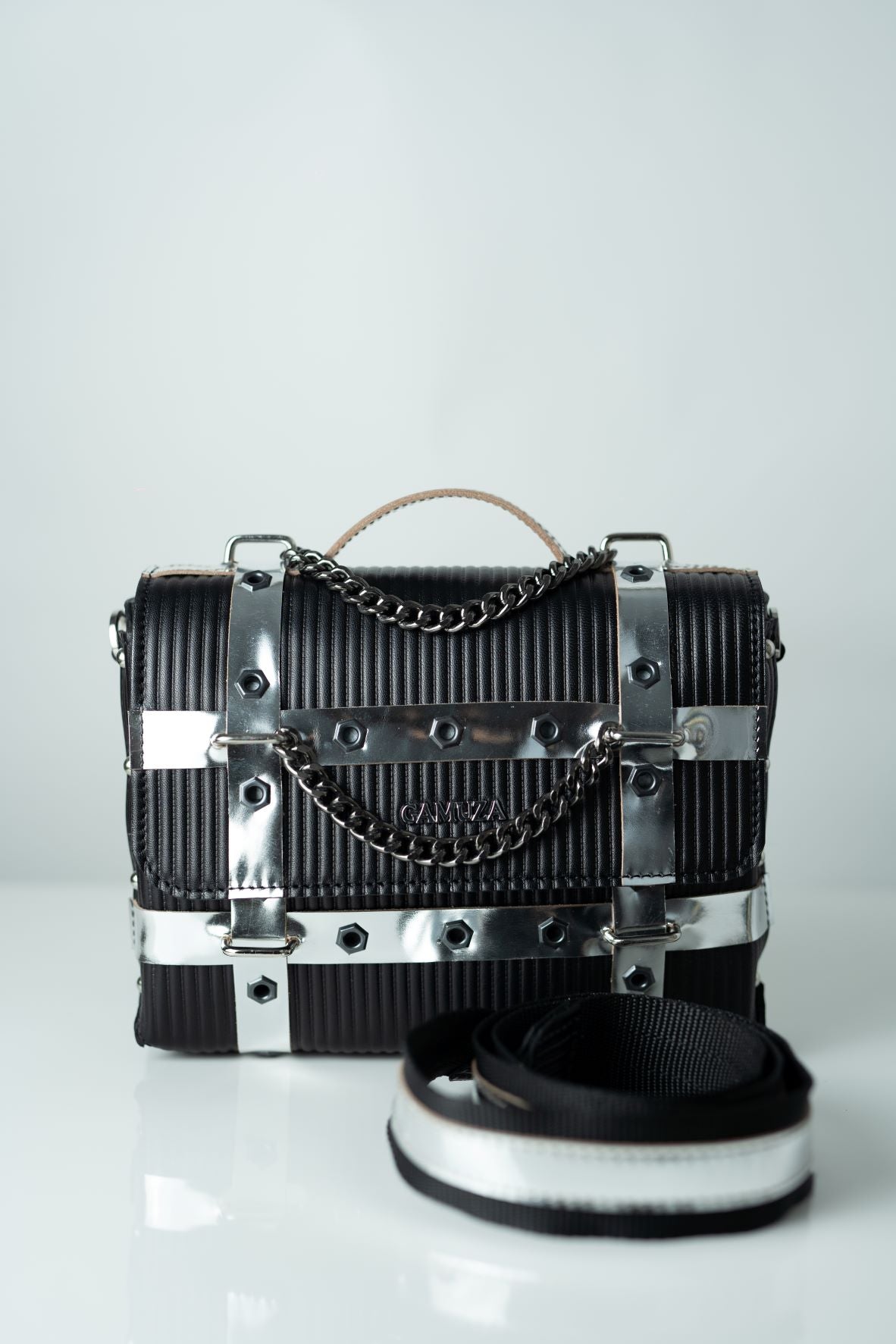 Cosmos Rock-genuine leather bag, medium size