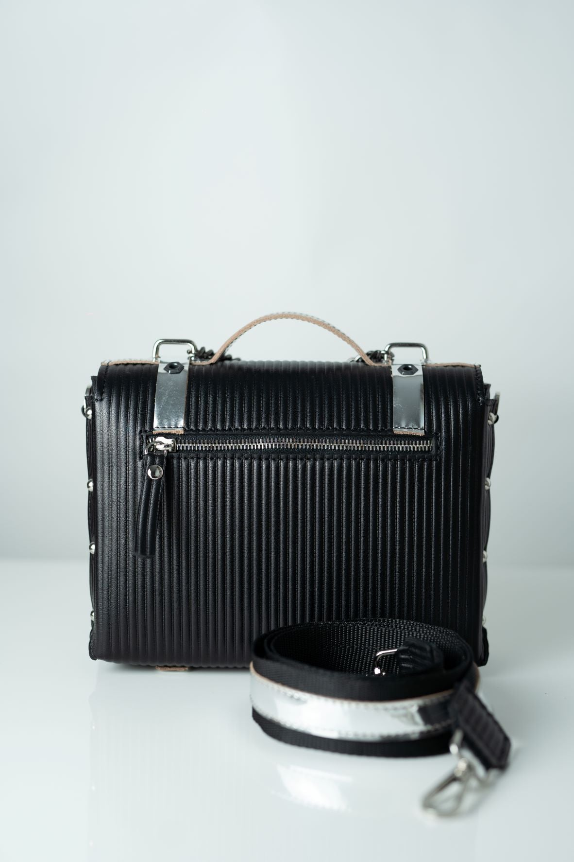 Cosmos Rock-genuine leather bag, medium size
