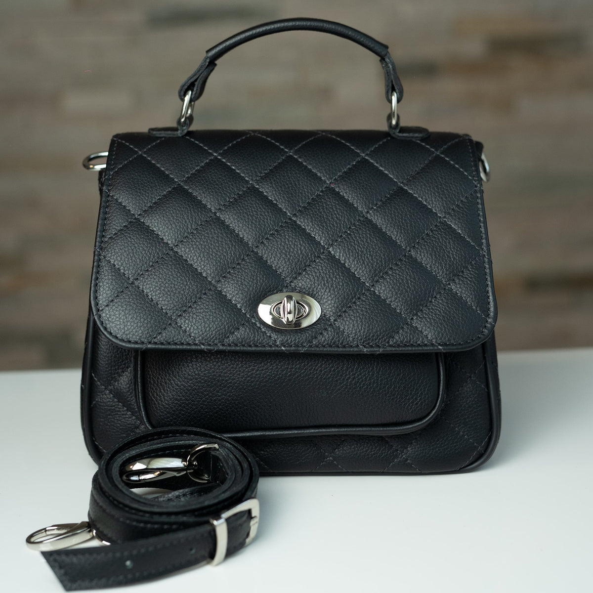 Geanta Girl Lady- piele naturala, marime medie