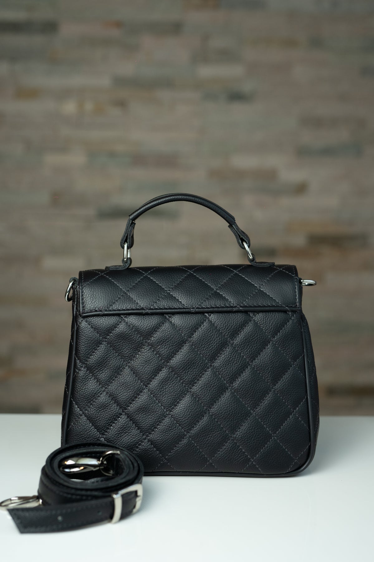 Geanta Girl Lady- piele naturala, marime medie