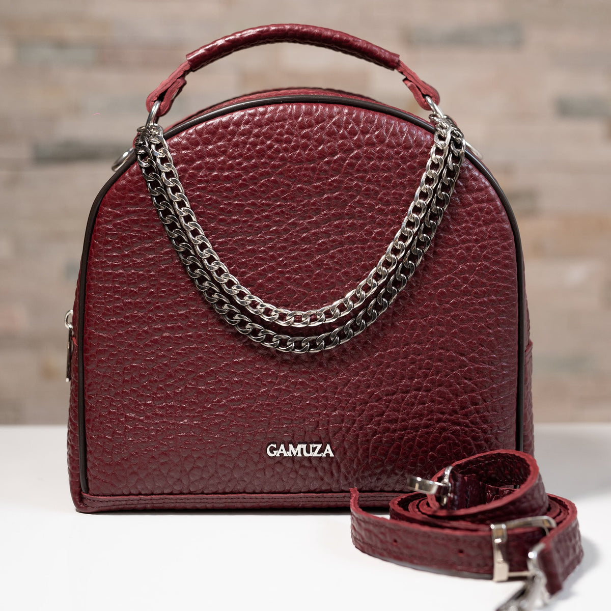 Girl Infinity Botalat- piele naturala botala, marime medie, cu lanturi