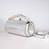 IZY BUBBLE - genuine leather bag, elegant, medium size