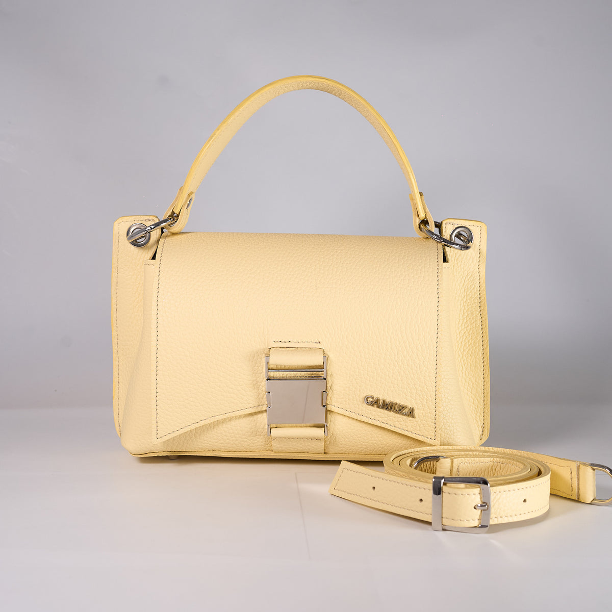 Wings - genuine leather, medium size, casual