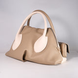 Girl Cosmopolitan - genuine leather handbag, large size, top handle