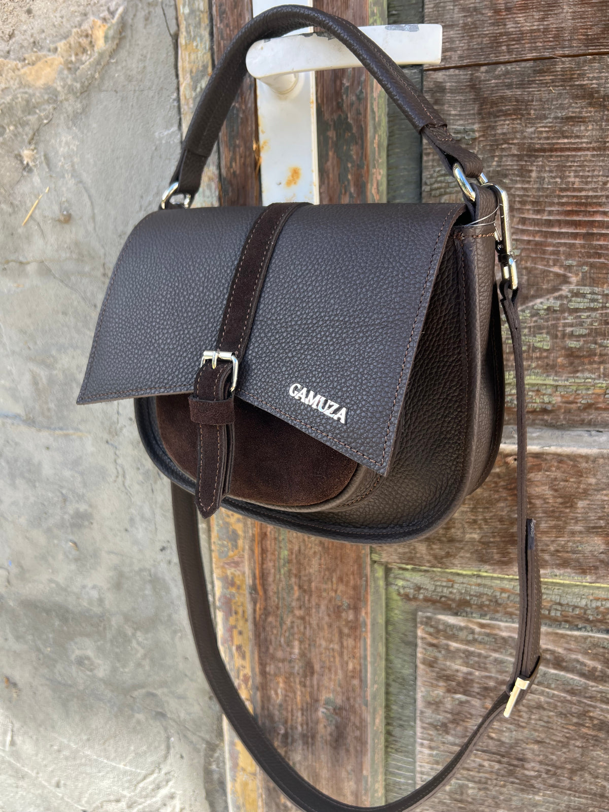 Girl BOEMA N-medium-sized genuine leather daytime bag