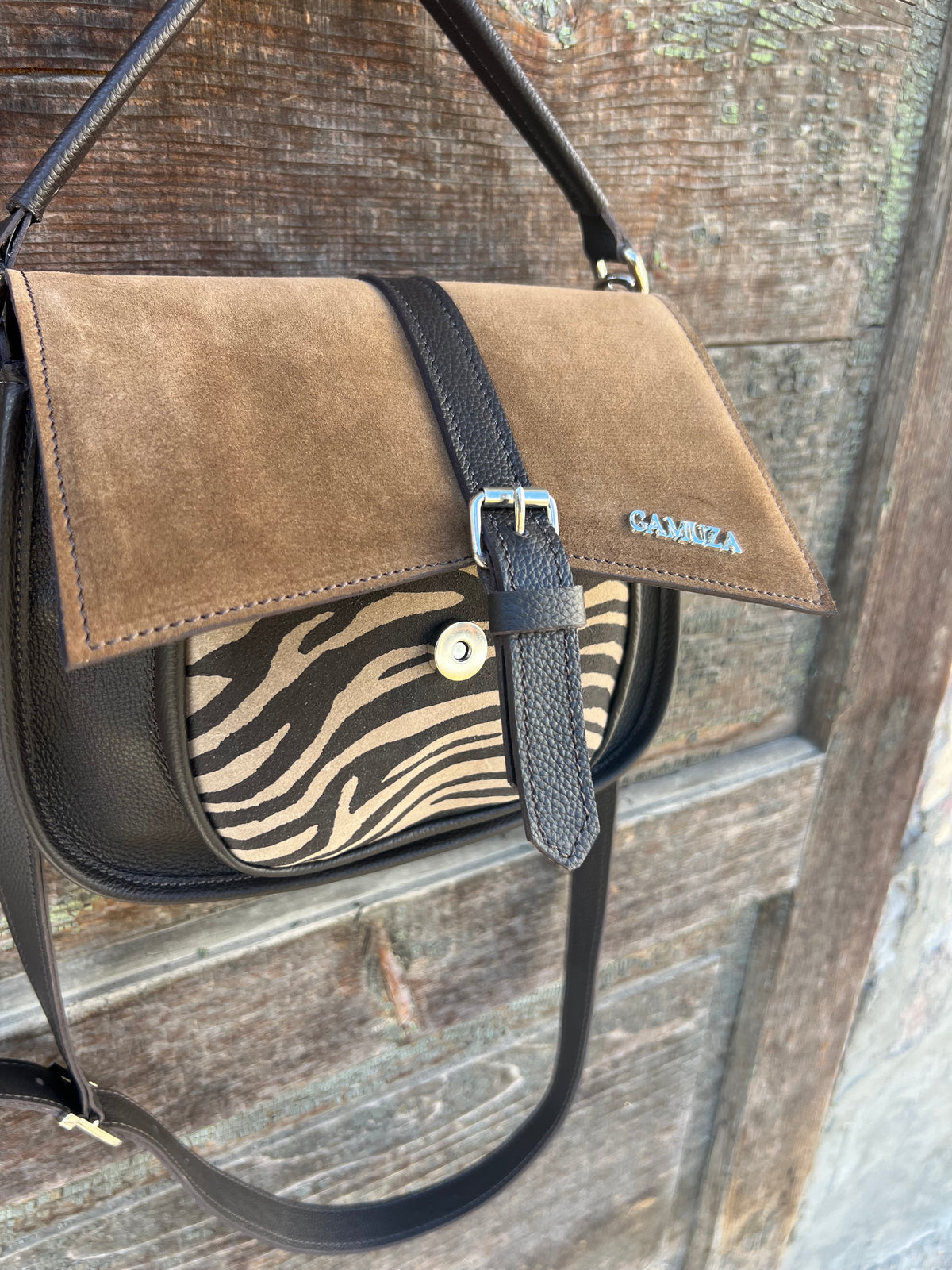 Girl BOEMA N-medium-sized genuine leather daytime bag
