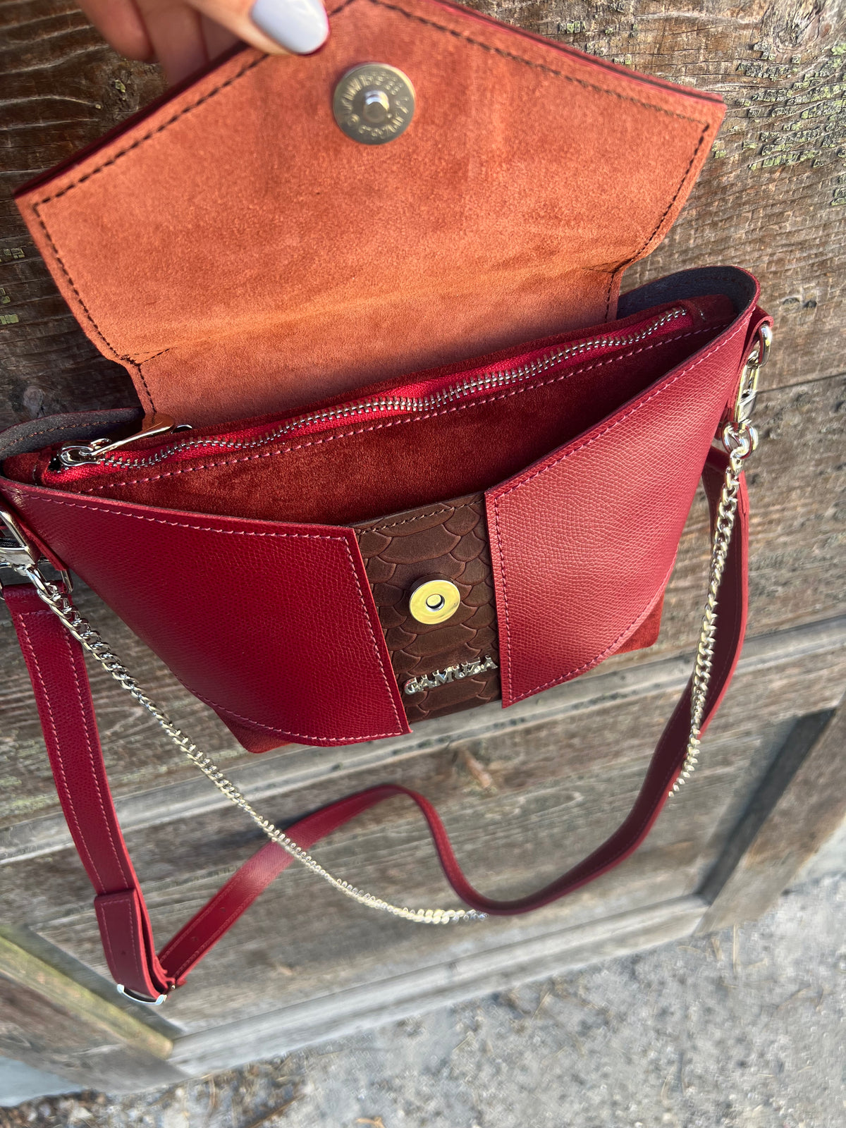 Pinata small bag, genuine leather