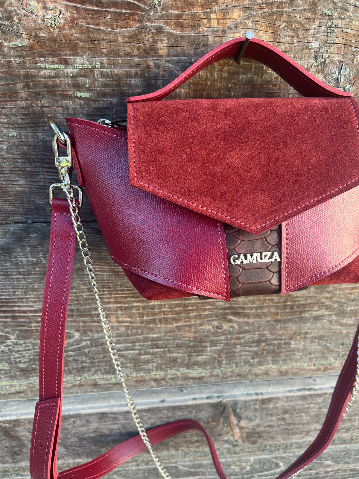 Pinata small bag, genuine leather