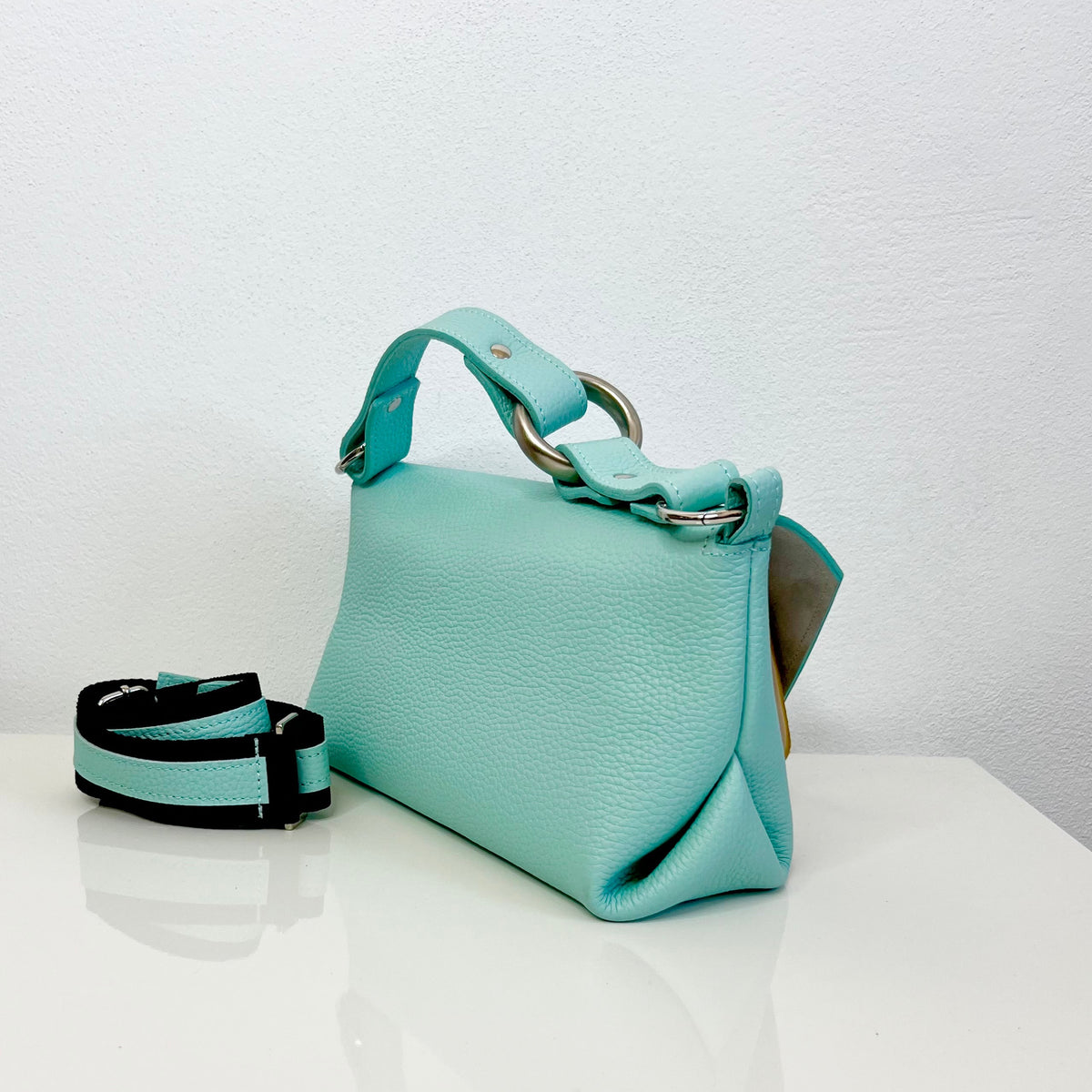 GIRL DESIRE- geanta piele naturala, de zi, marime medie, casual