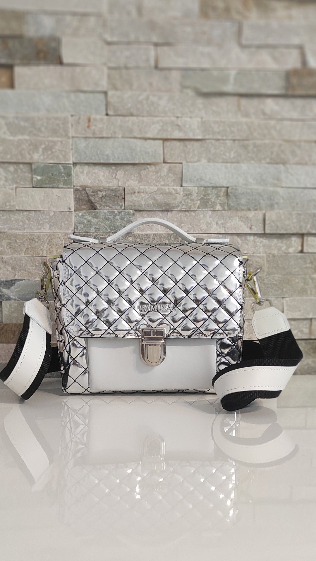 Girl Boxy Silver&Lime