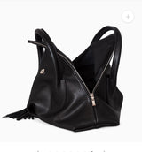 Girl Cosmopolitan - genuine leather handbag, large size, top handle